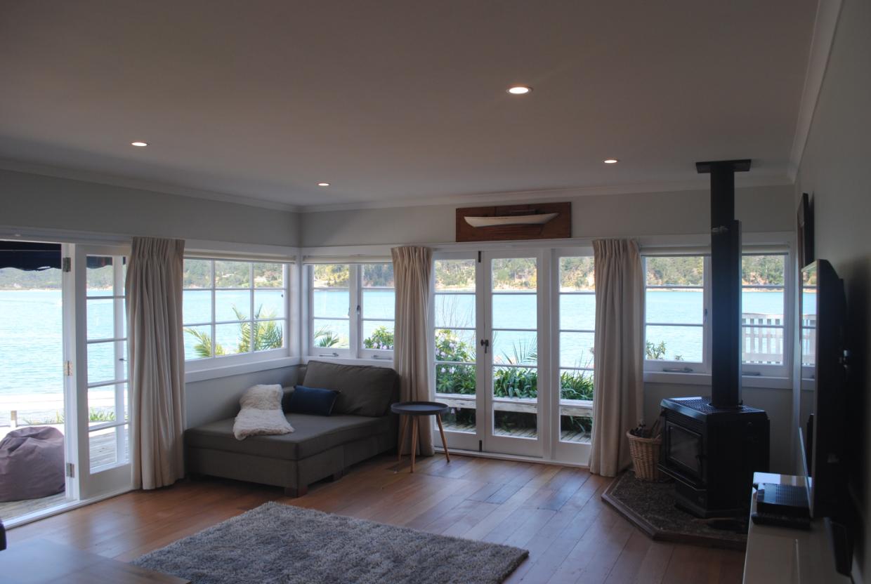 The property sits in the same harbour as a mansion 