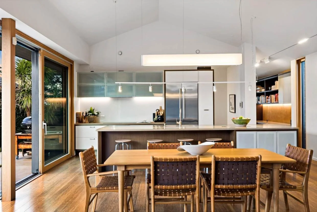 Kitchen in NZ passive house 