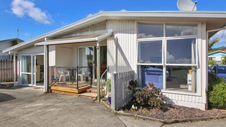 Full view of the new home.