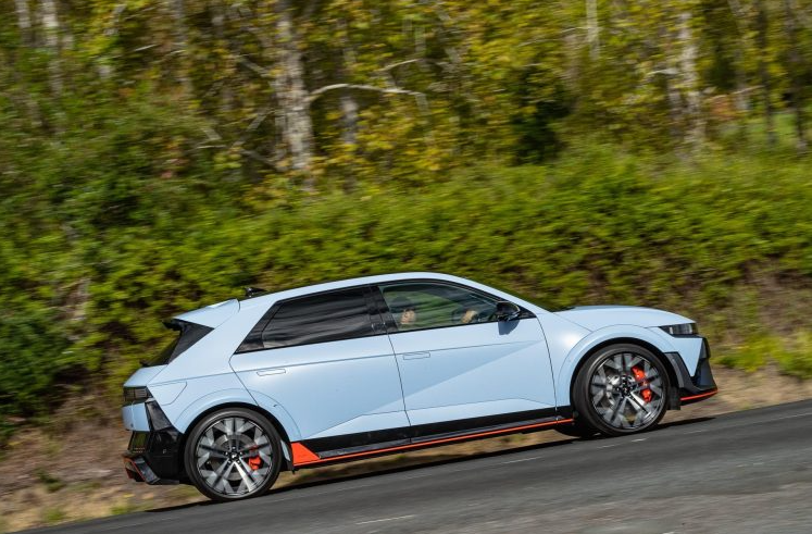 Hyundai IONIQ 5 N driving side view