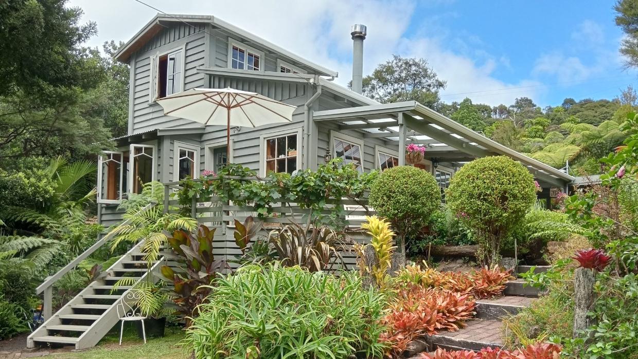 exterior of Coromandel cottage
