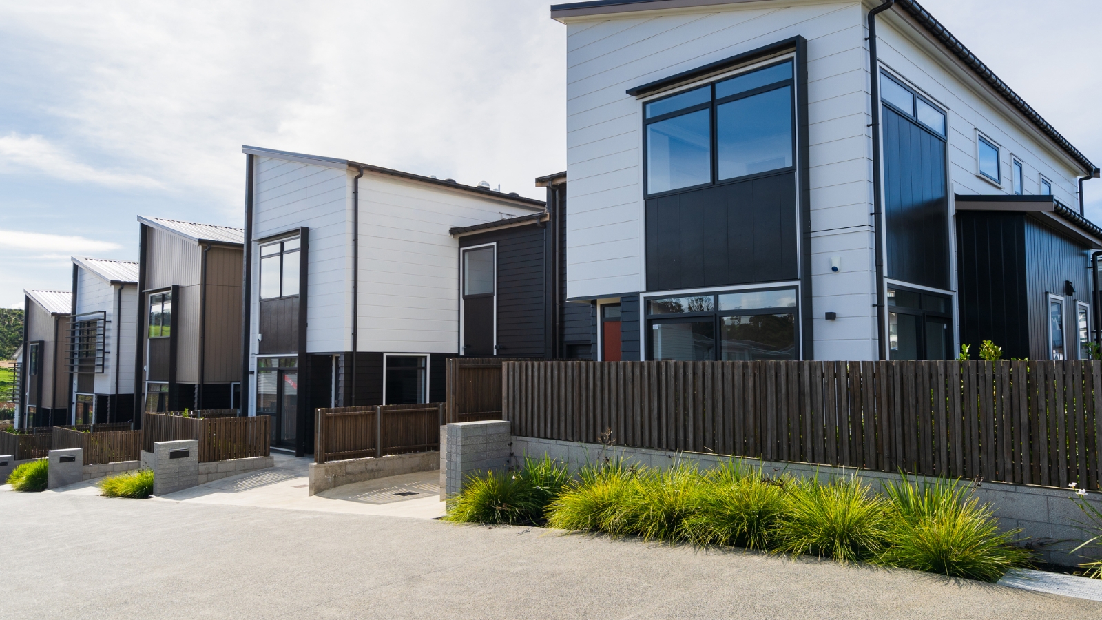 Townhouses in Auckland New Zealand.