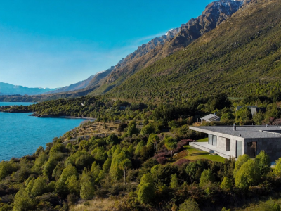 Architect David Ponting-designed home at Drift Bay, Queenstown, overlooking Lake Wakatipu, listed on Trade Me Property