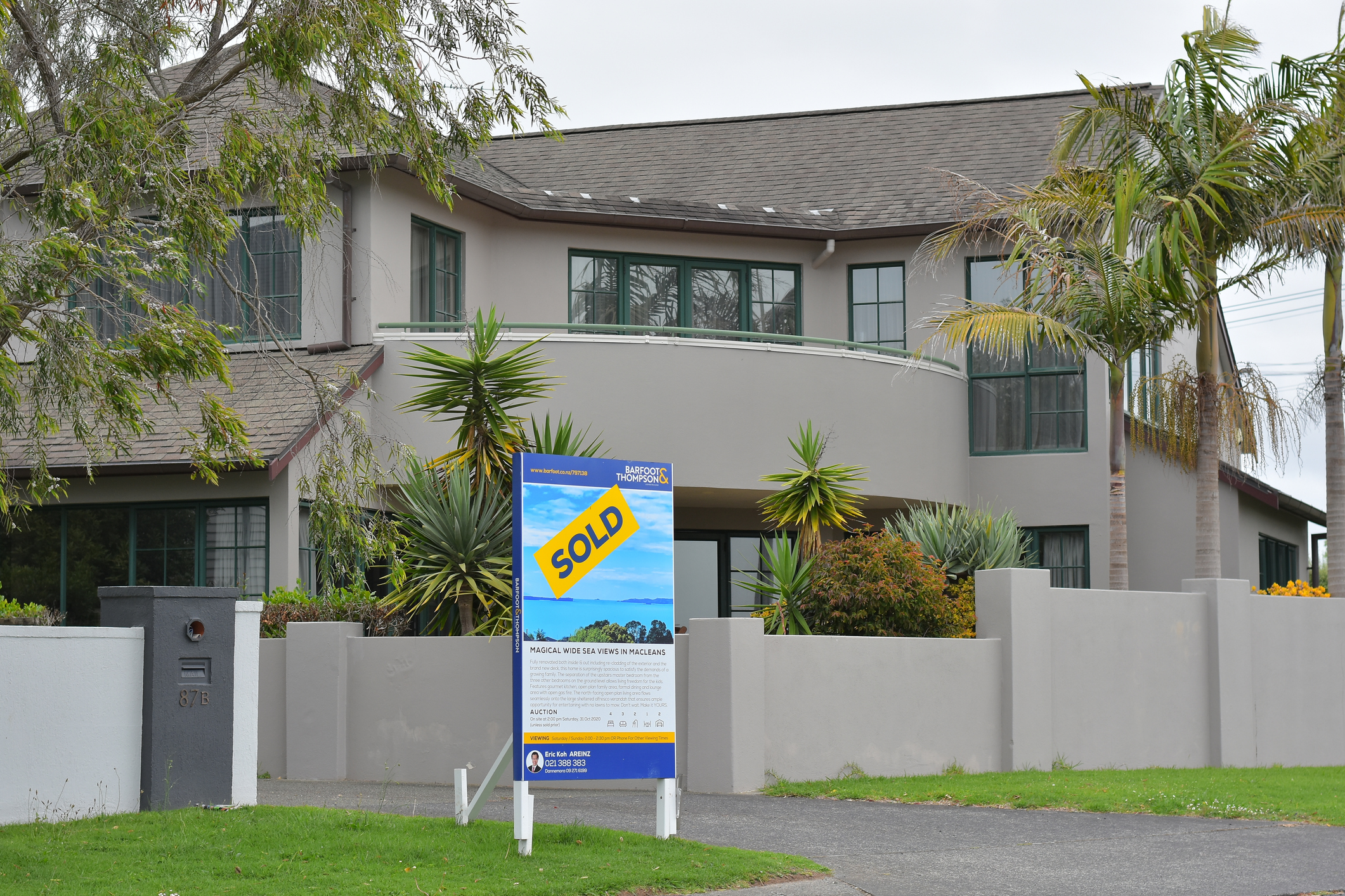 A house that's just sold