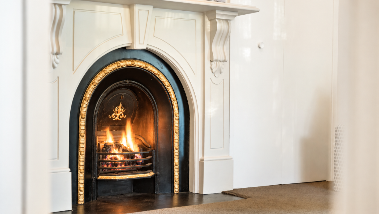 An original fireplace remains. Photo: RAY WHITE