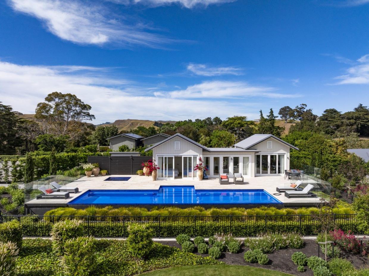 The pool at the property