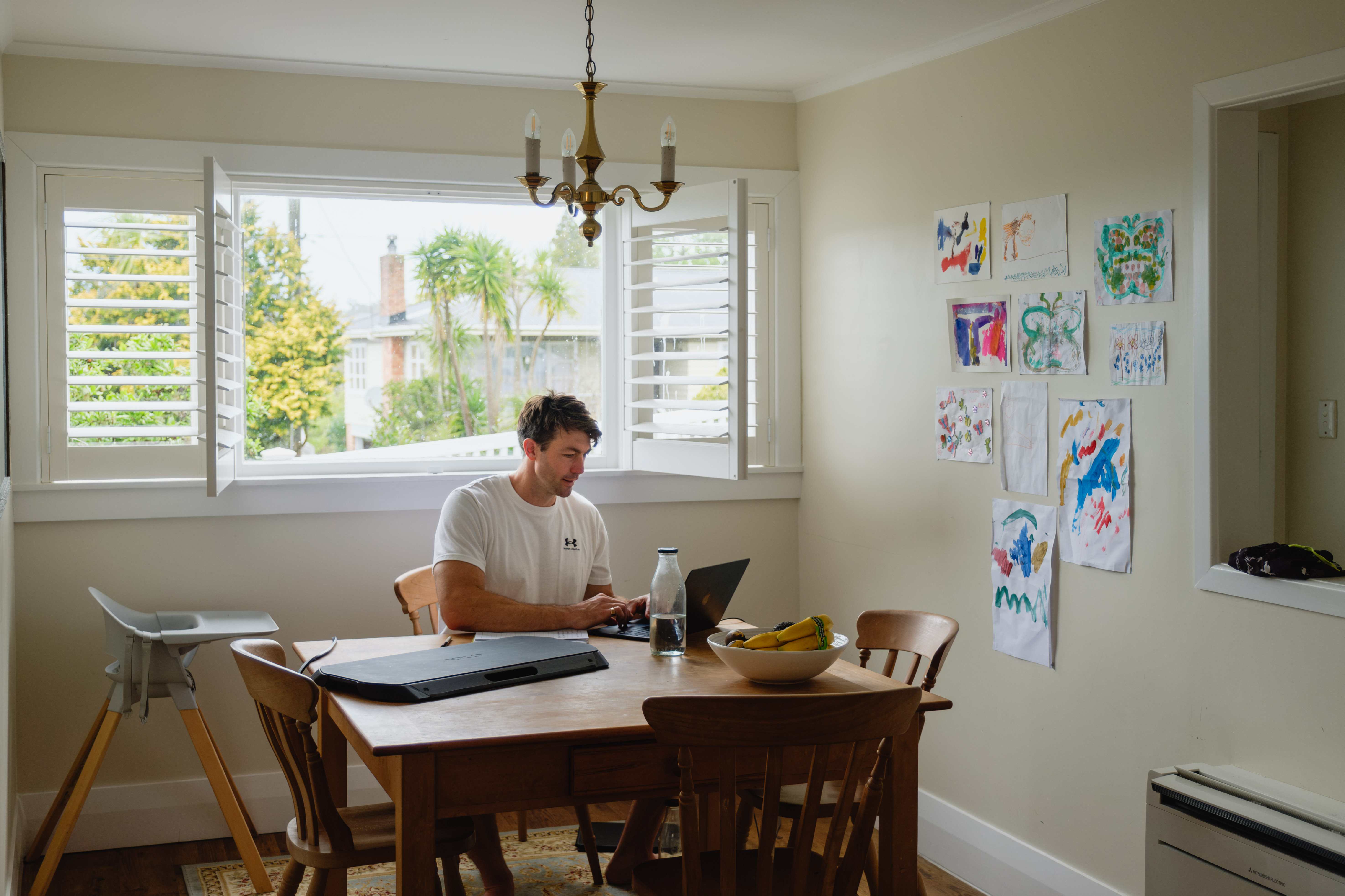 Art at the dining table