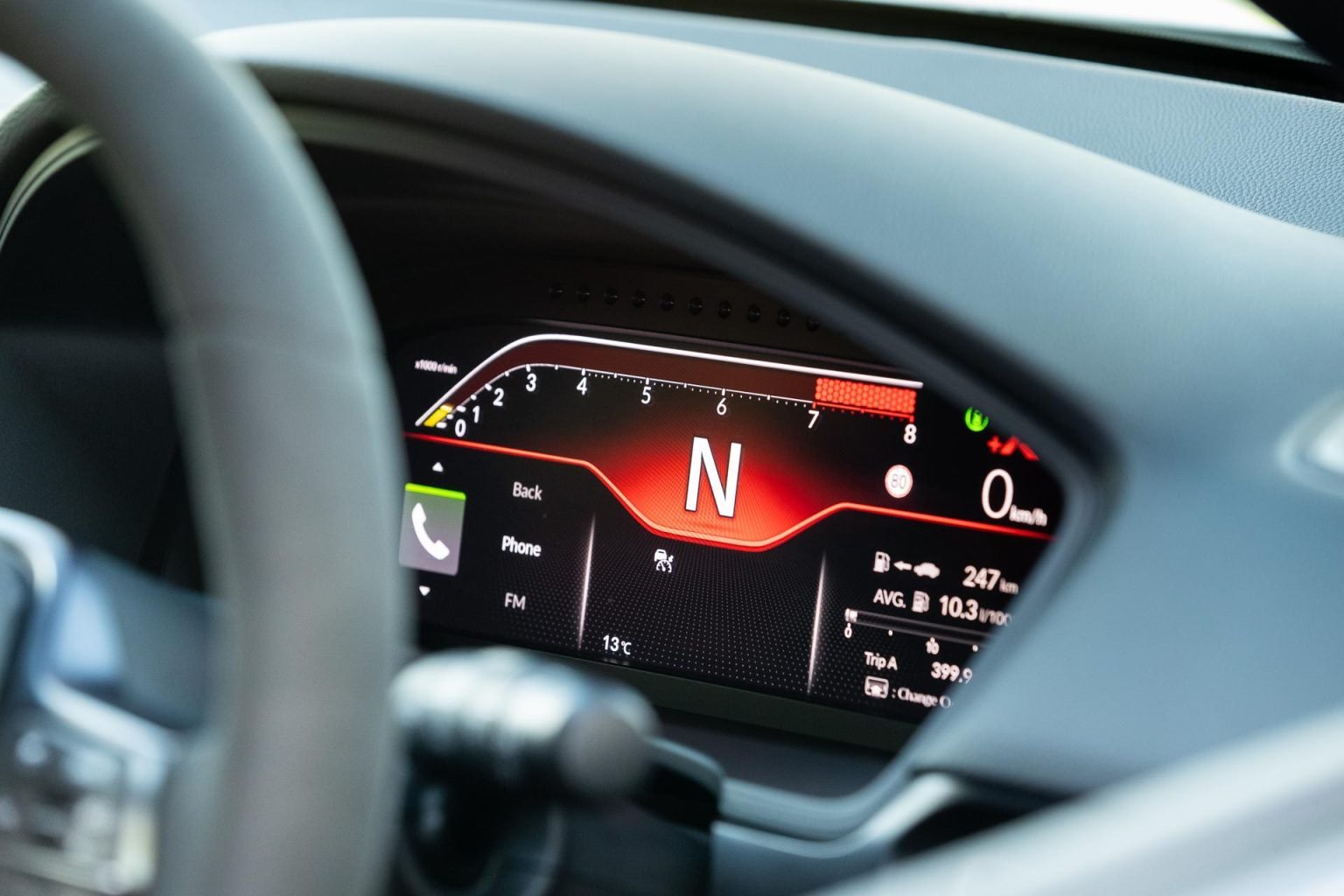 2023 Honda Civic Type R FL5 speedometer