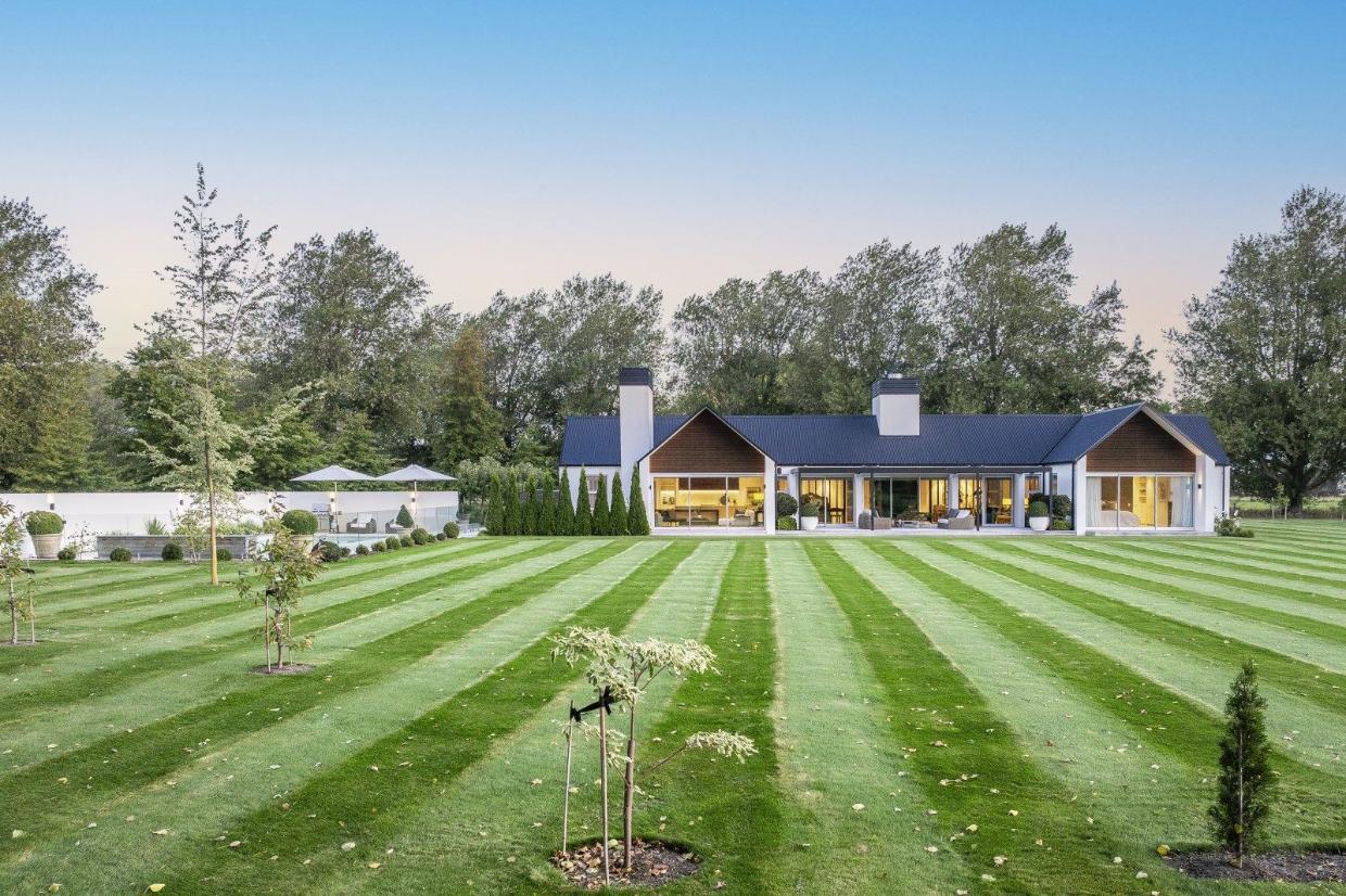 A perfect lawn.