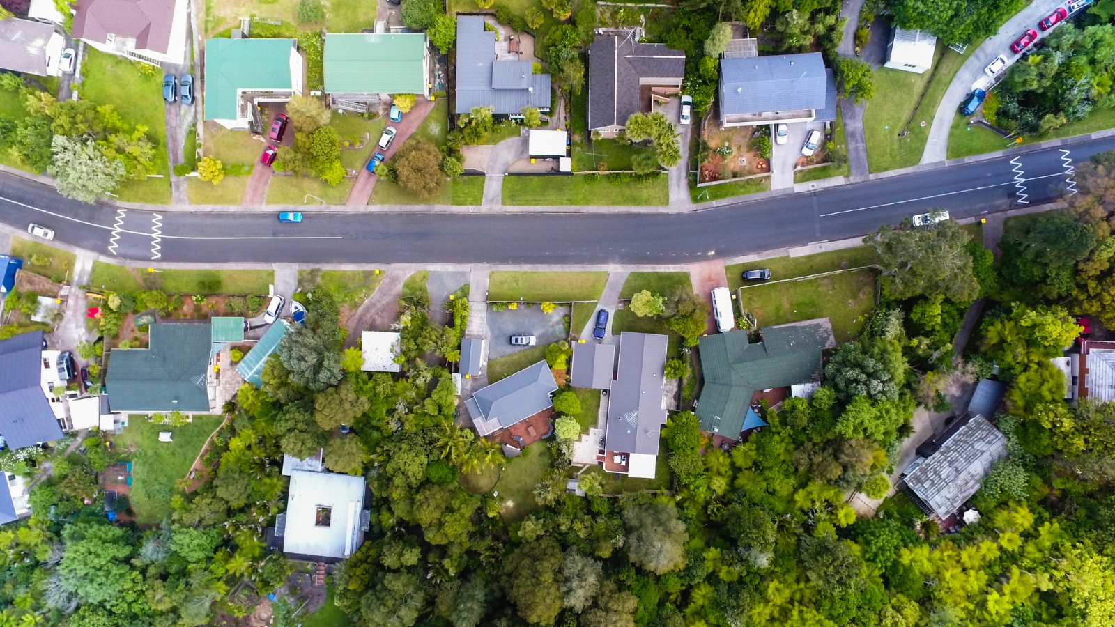 Eagle eye view of properties. 