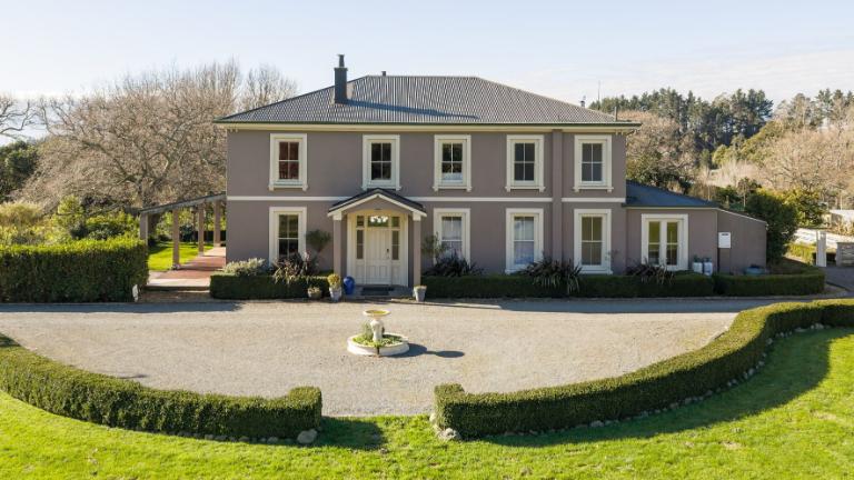 The historic homestead in Linton was built in 1888. Photo: HARCOURTS/TRADE ME