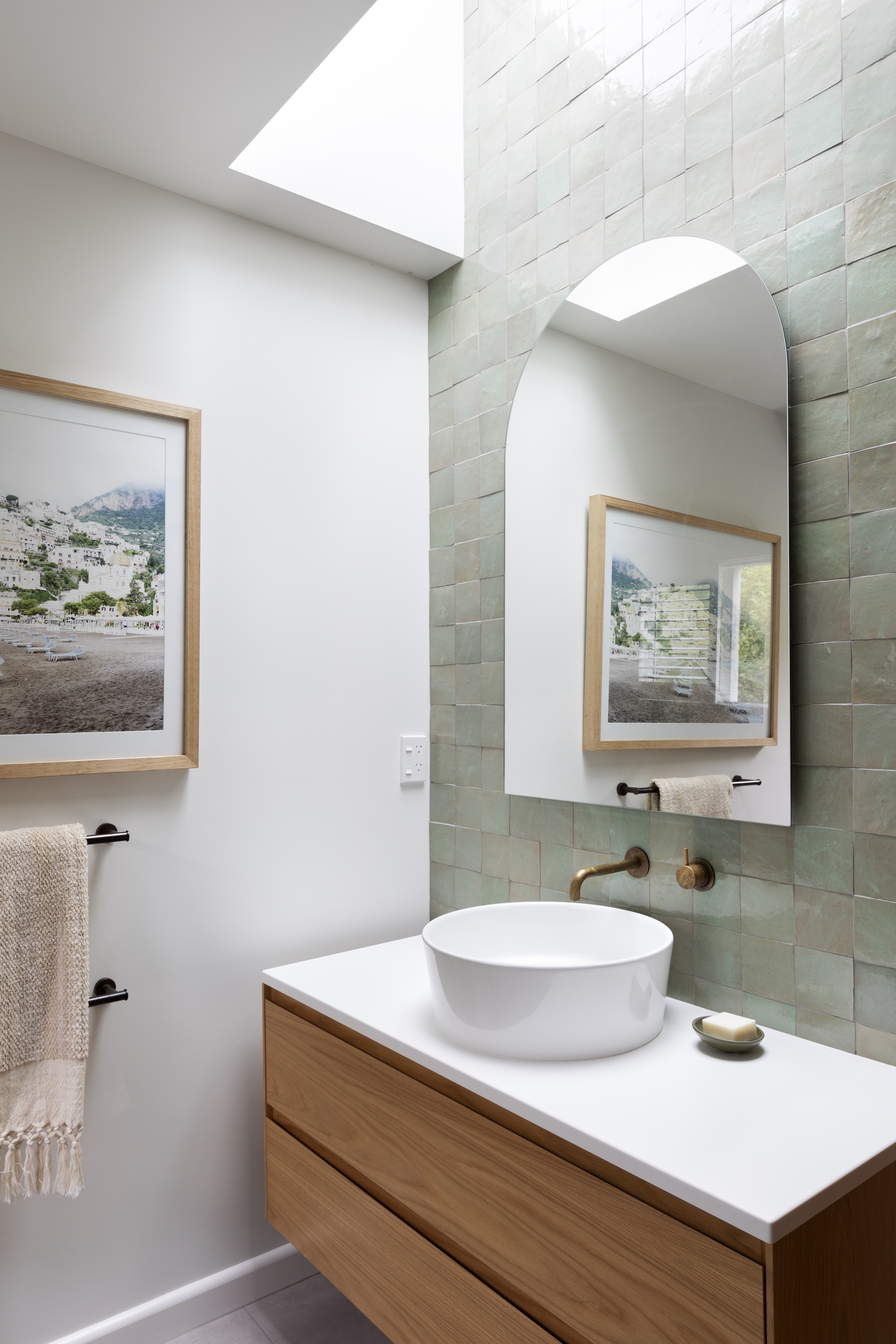Bathroom interior design.