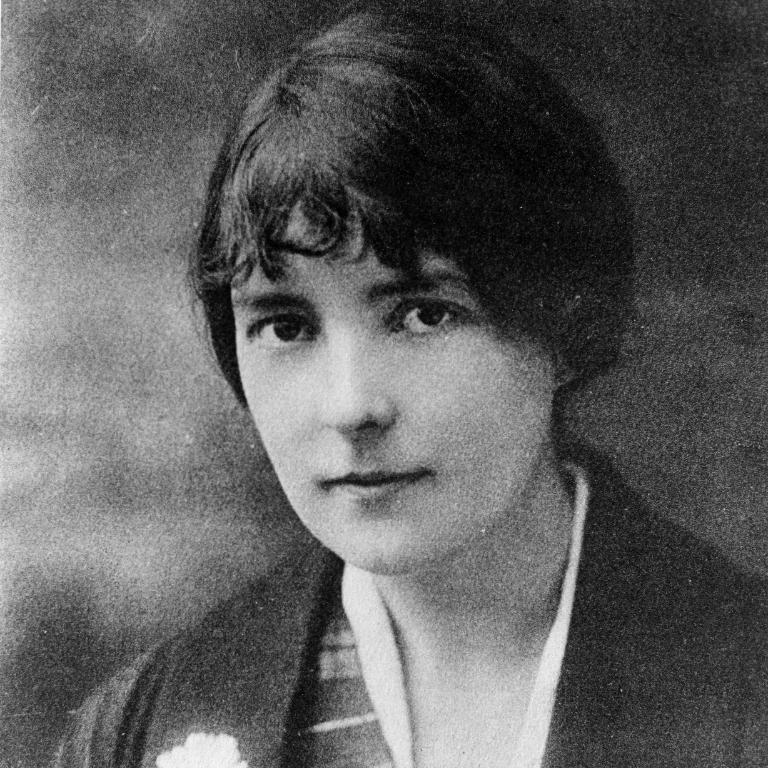 A portrait of Katherine Mansfield.