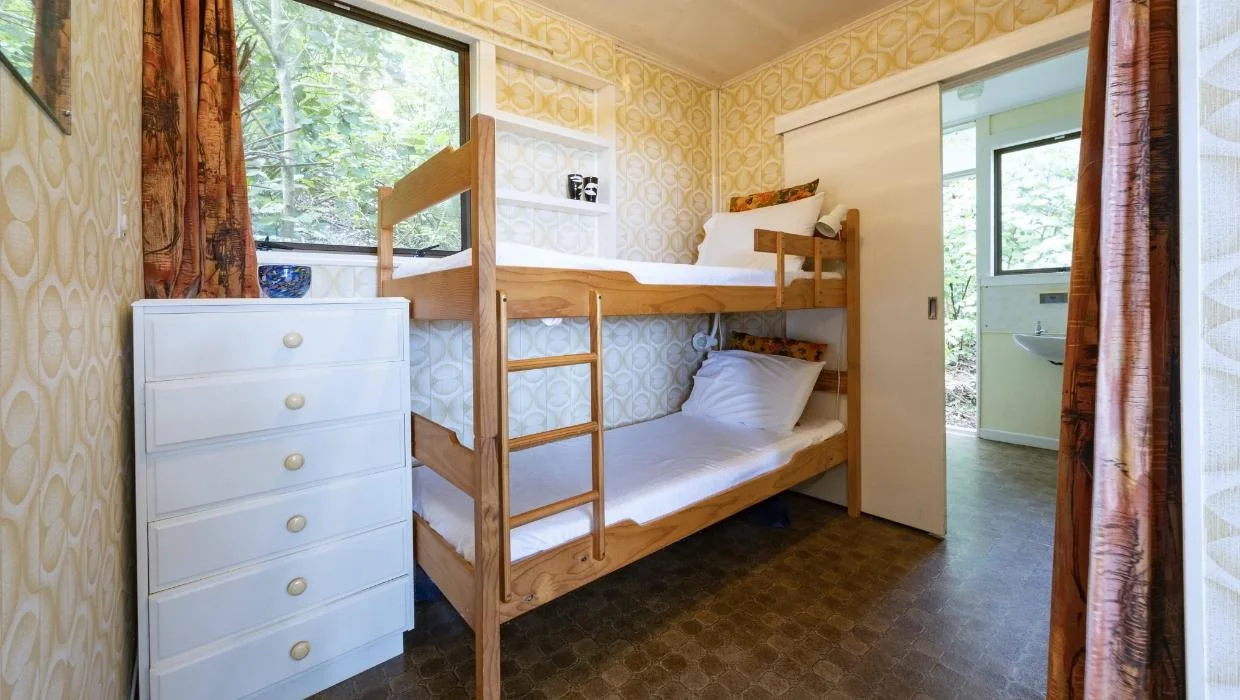 Bunk beds in Piha house