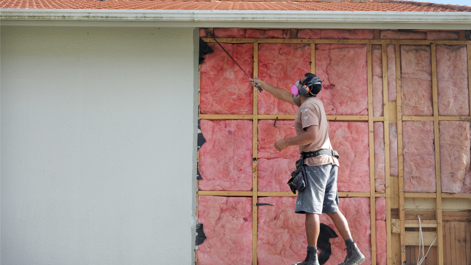 Insulation pink batts renovation