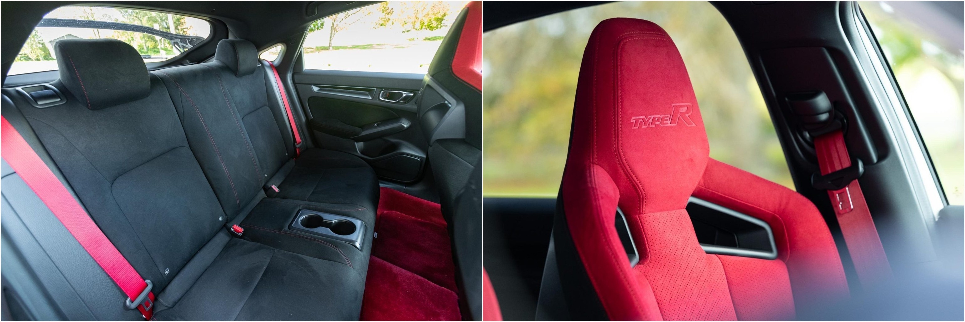 2023 Honda Civic Type R FL5 back and front seats interior