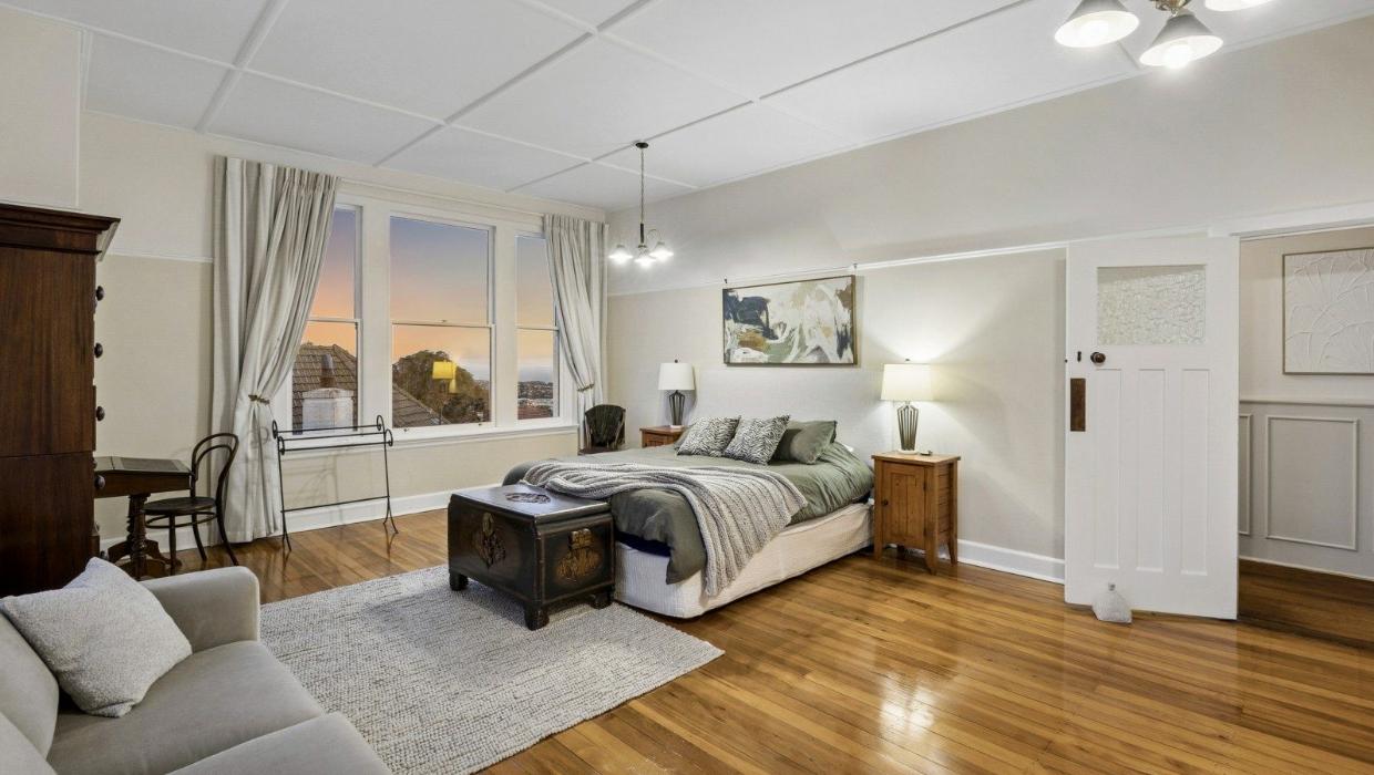 There are up to eight bedrooms. Photo: BAYLEYS/TRADE ME