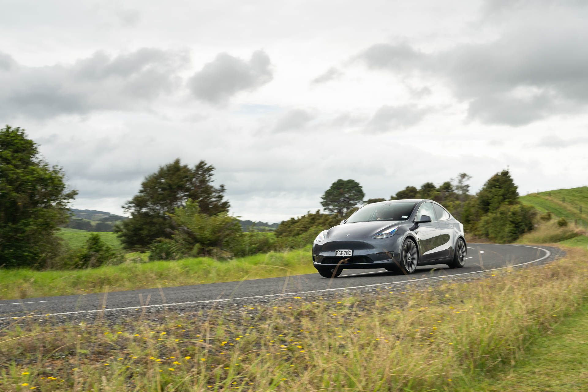 Tesla Model Y Performance 2023 Cornering