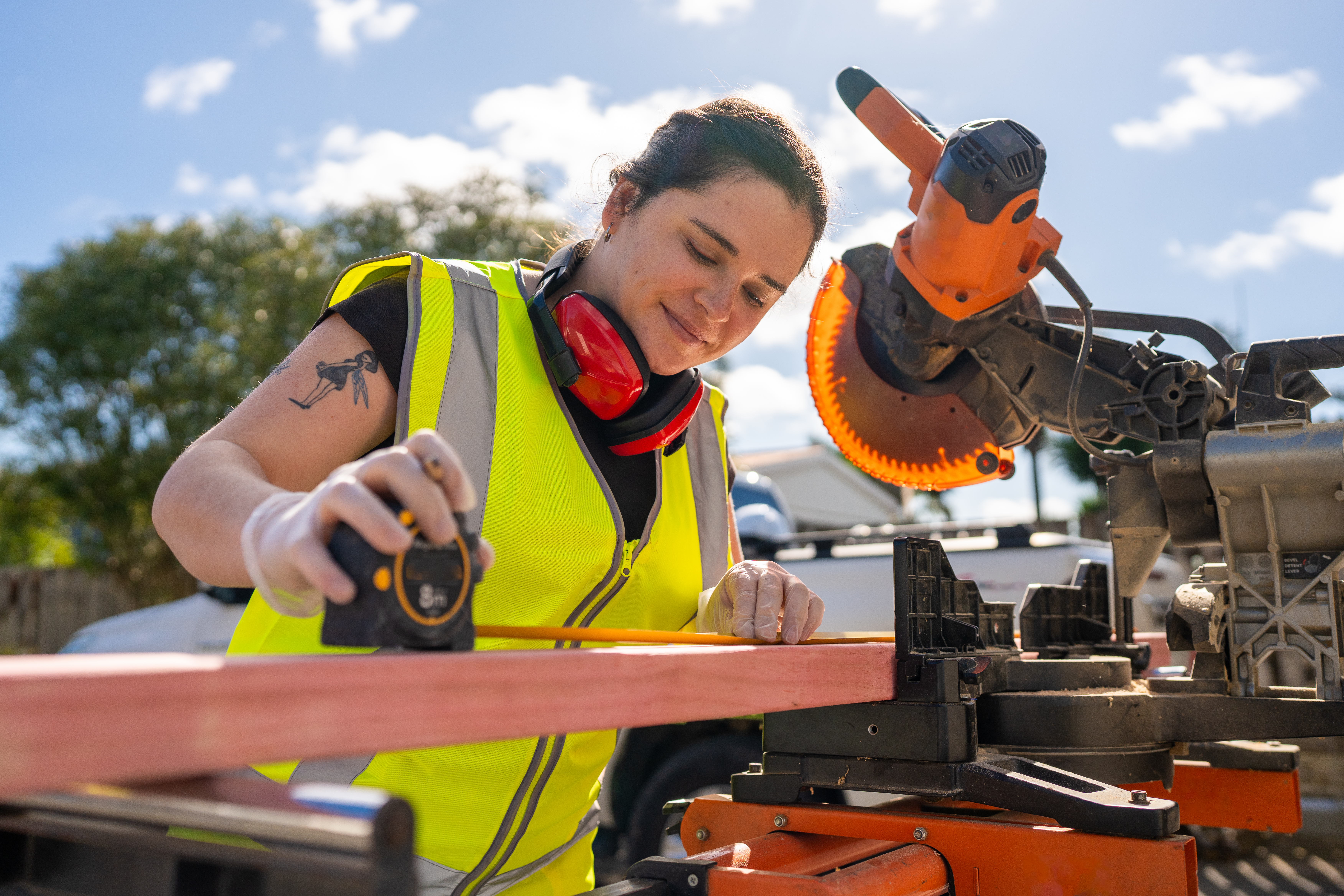 Female tradie apprentice