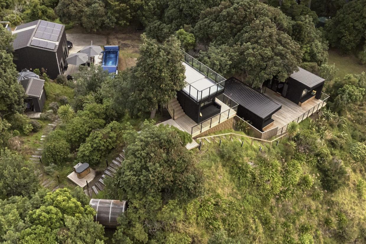 Exterior of Piha home