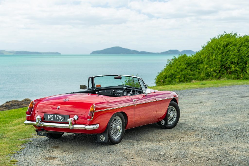 MG MGB Roadster 1965 rear quarter static 