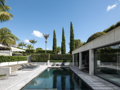 Architect-designed concrete and steel home at 107 Arney Road, Remuera, Auckland, listed on Trade Me Property