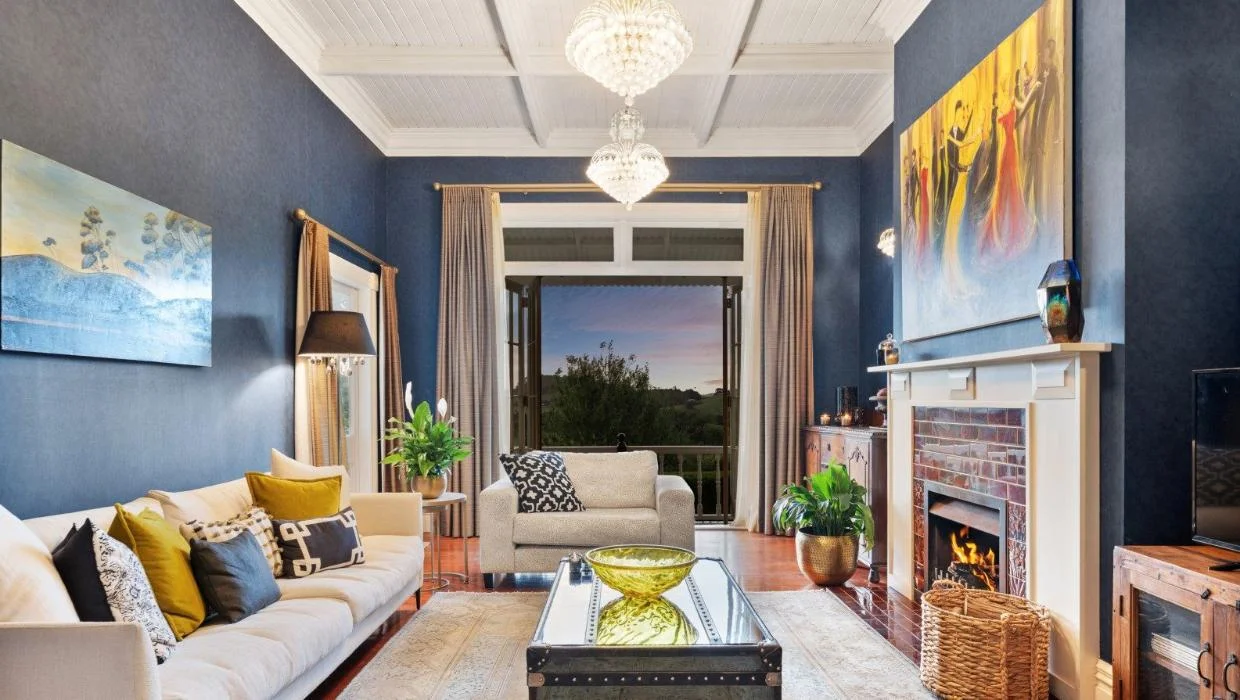 A reception room in the house