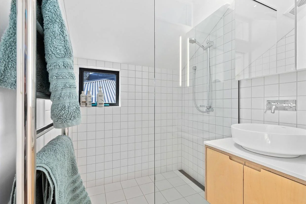 Bathroom in Aro Valley home