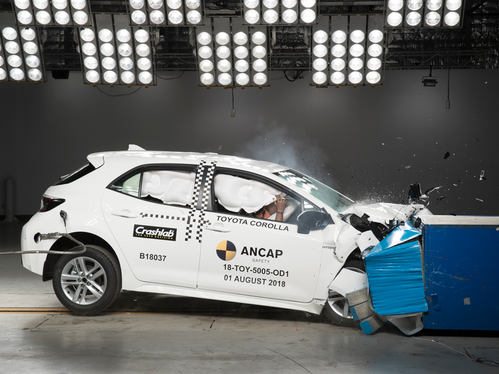 Corolla crash test