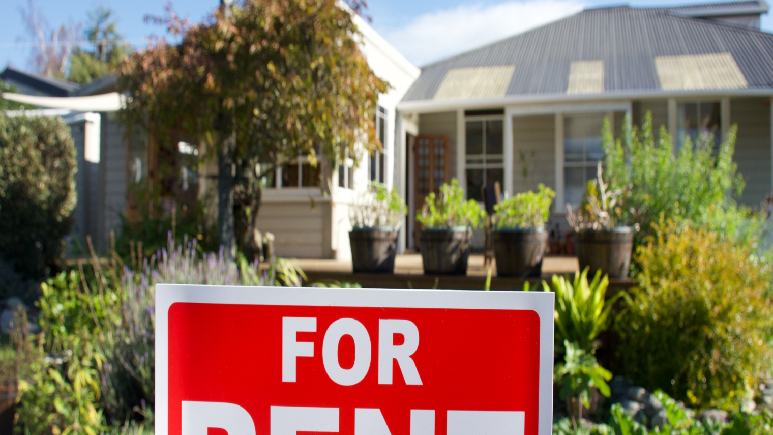 Rental sign - market rent NZ