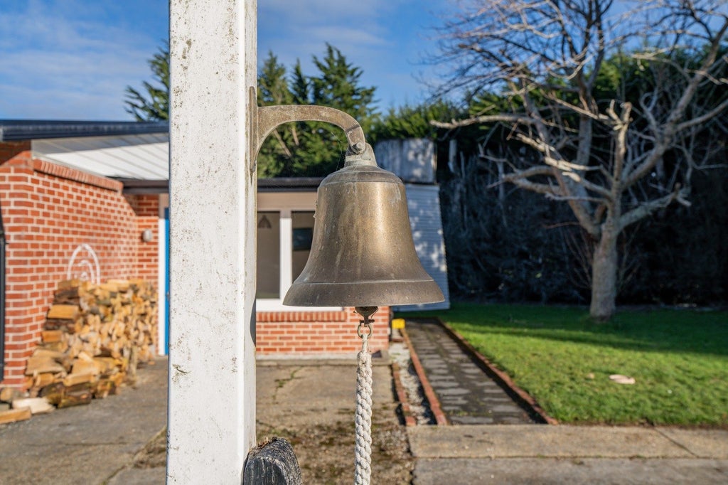 The ancient bell from the old school