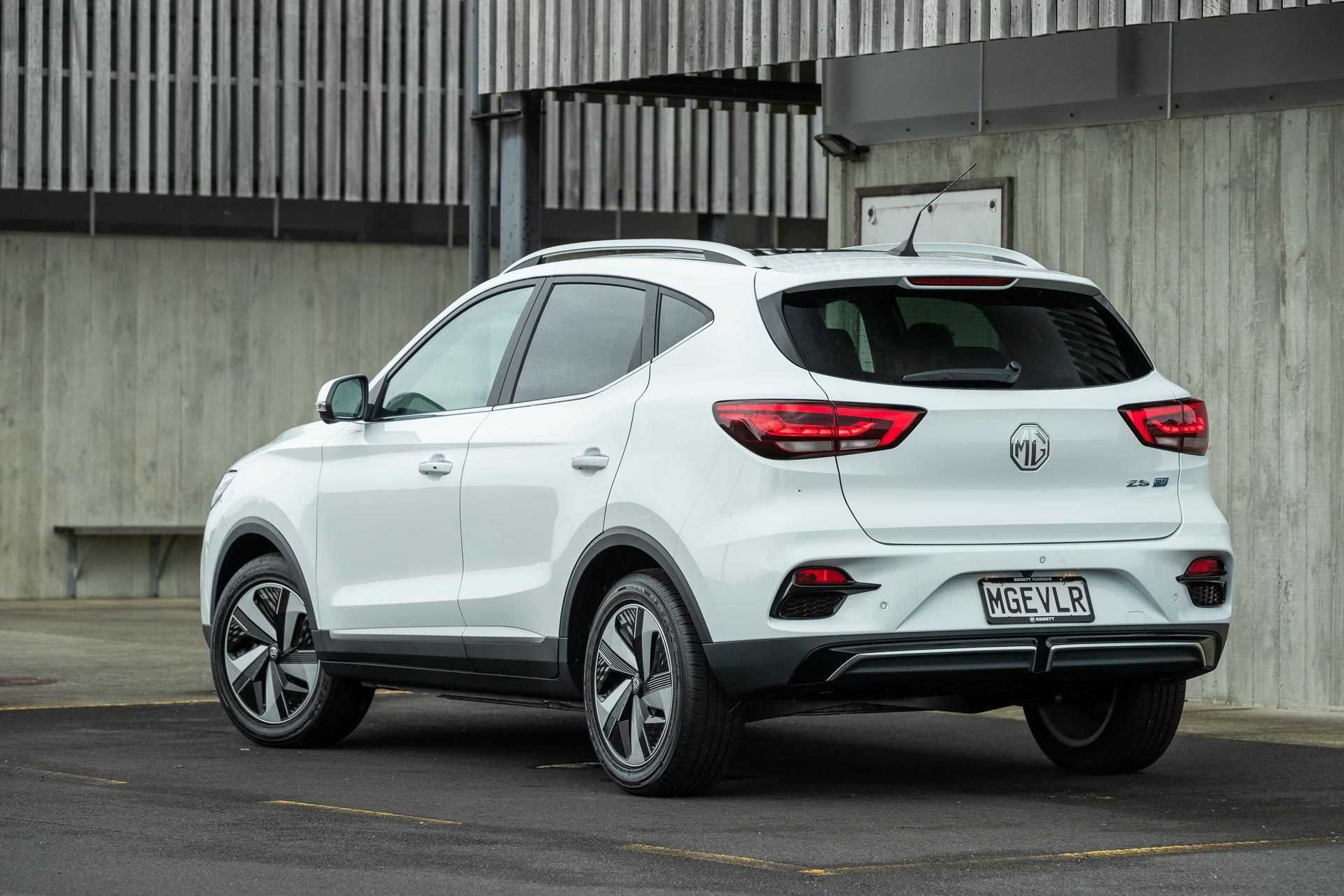 MG ZS EV rear view