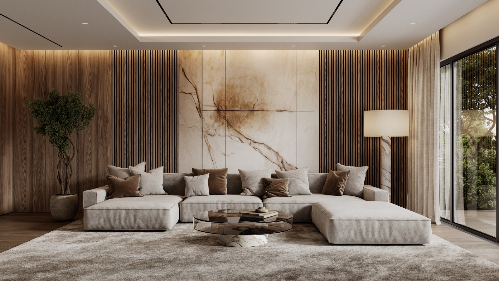 Interior designed lounge