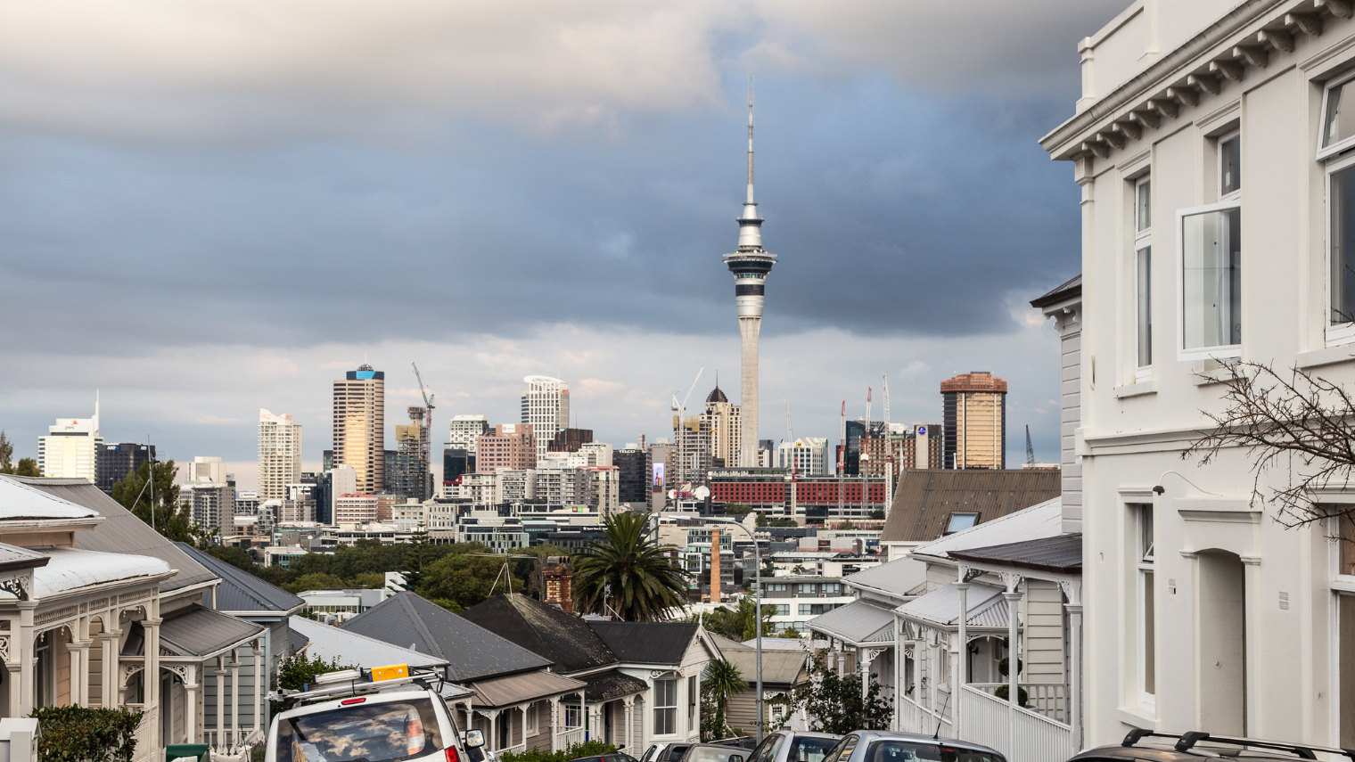 Auckland city from Ponsonby plan change 120