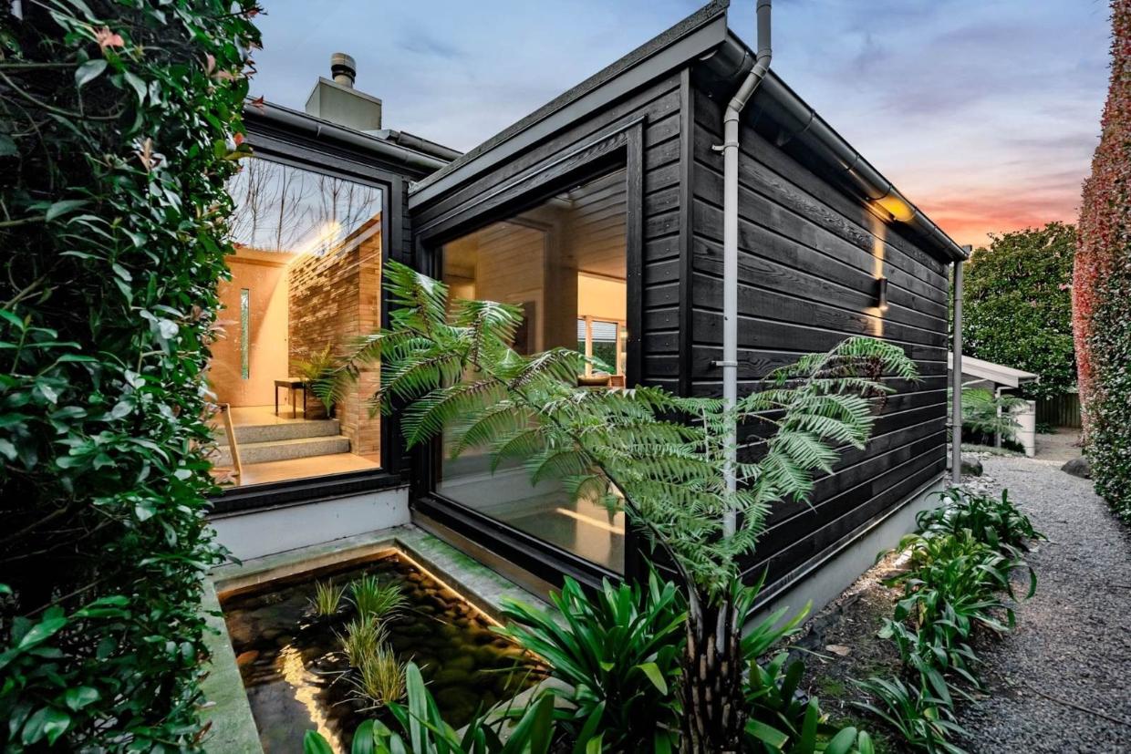 Exterior of passive home in Auckland