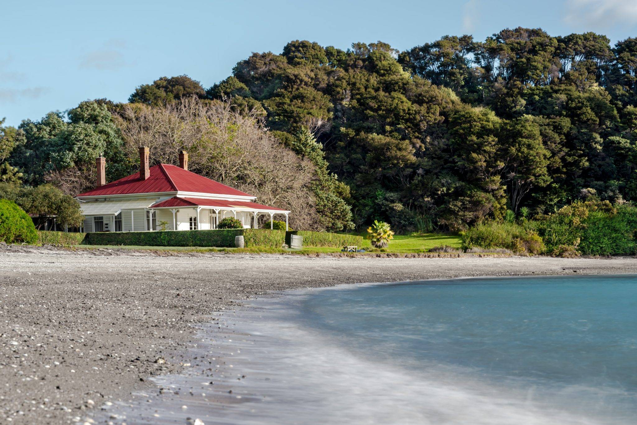 Exterior of estate on Waiheke