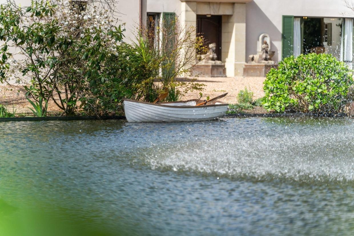 Rowboat at Whitford property