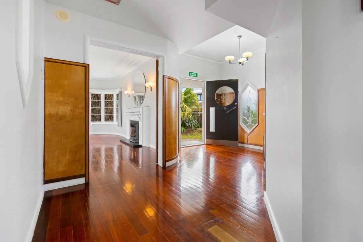 The native matai flooring is a feature.