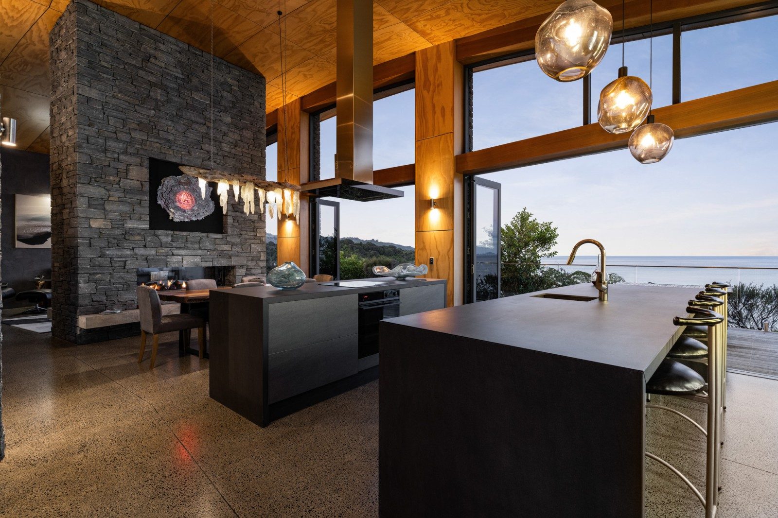 Kitchen in Coromandel property