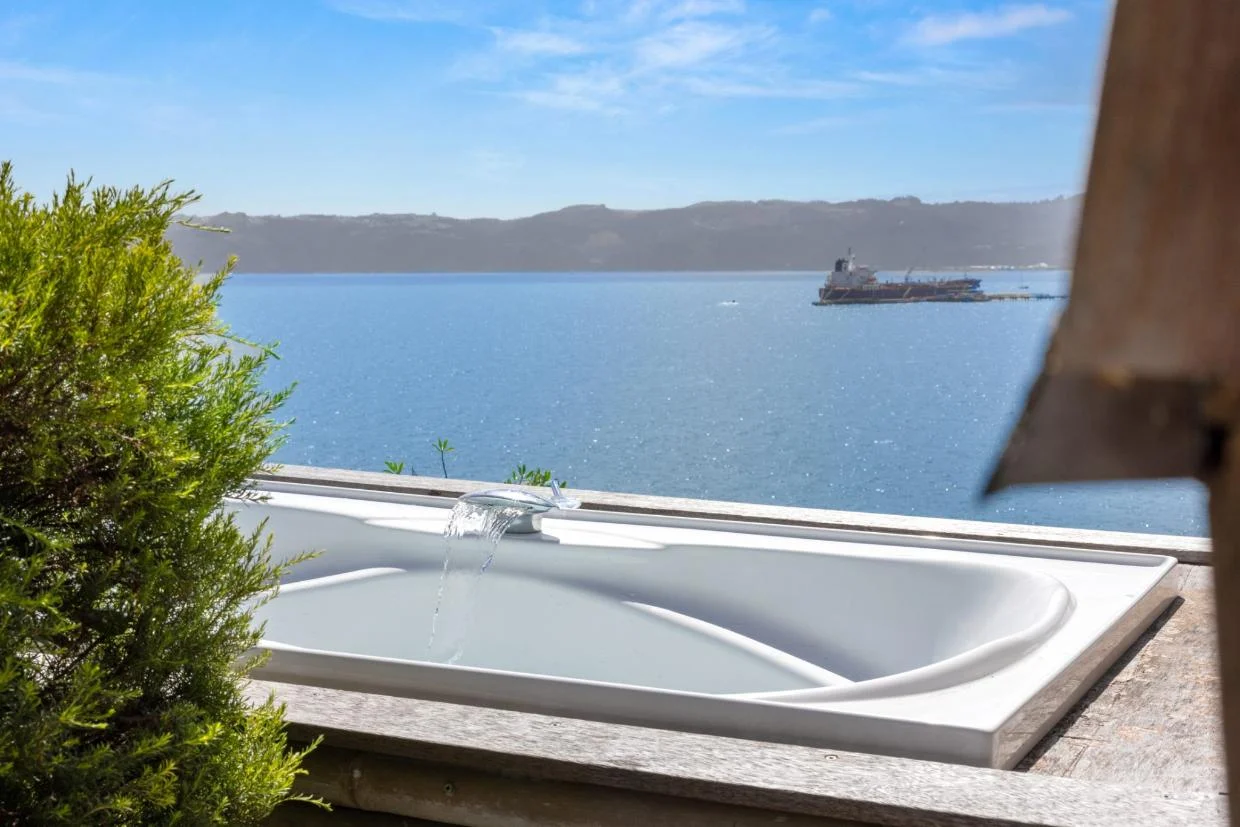 The home comes with a spa bath.