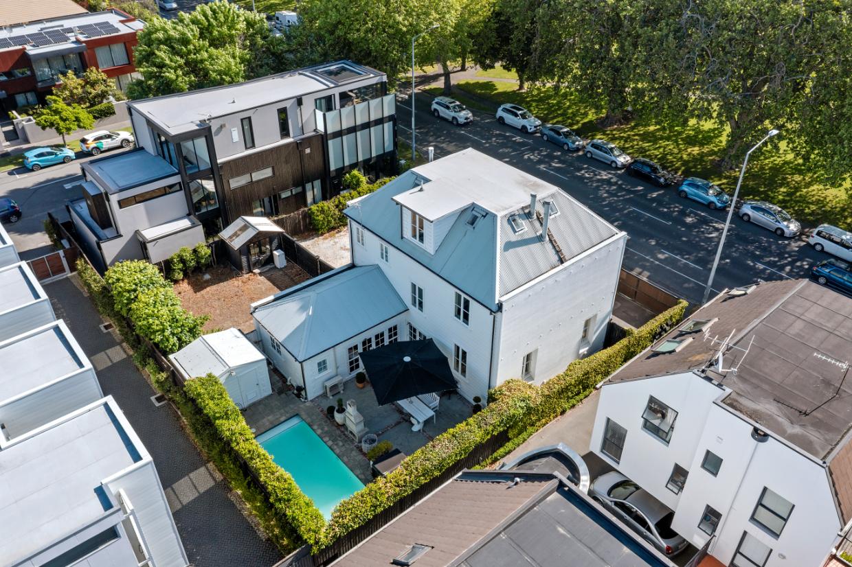 The property has an enviable location opposite the park and close to key schools.