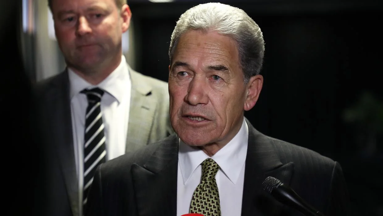 Photo of NZ First leader Winston Peters