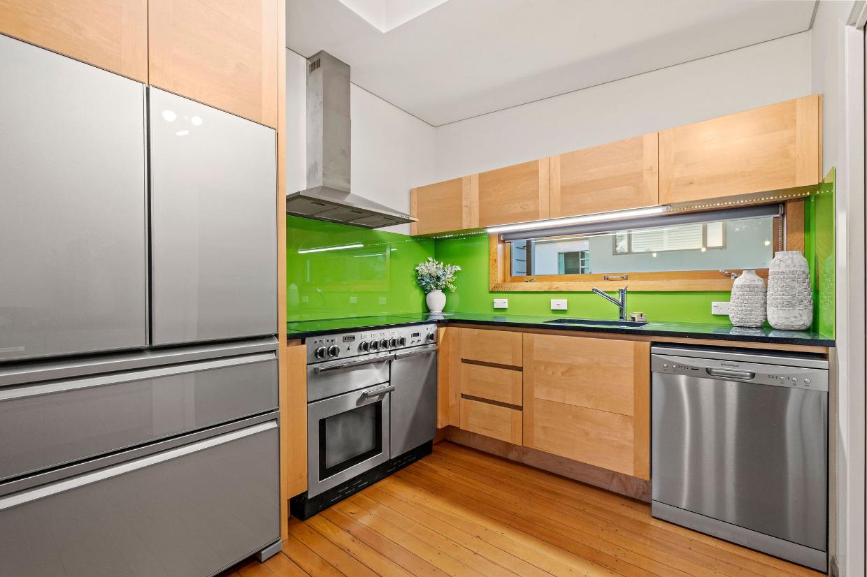Pop of colour in the kitchen