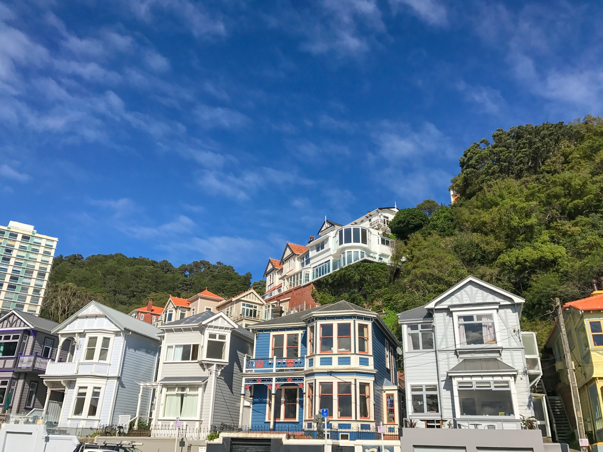 Houses in Oriental Bay, Wellington