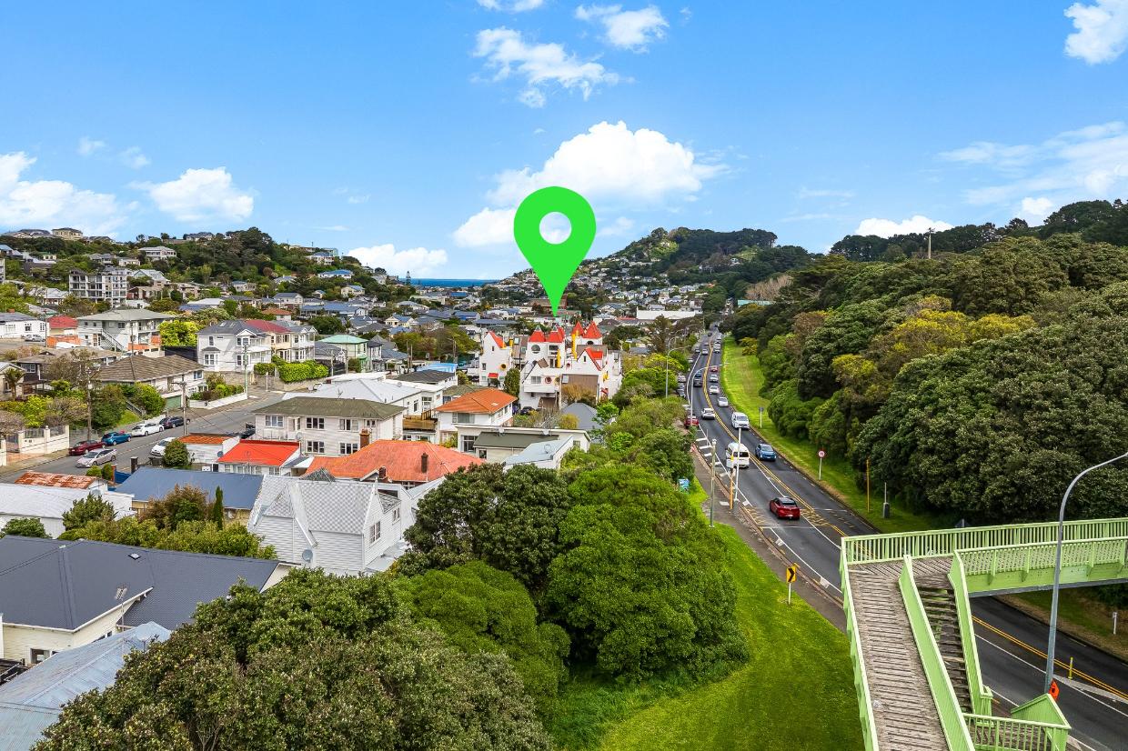 Architect Roger Walker's Park Mews building in Wellington.
