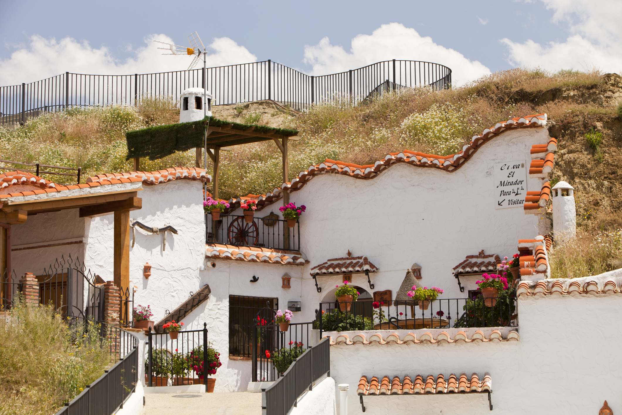 A "casas cueva" or cave house in Spain 