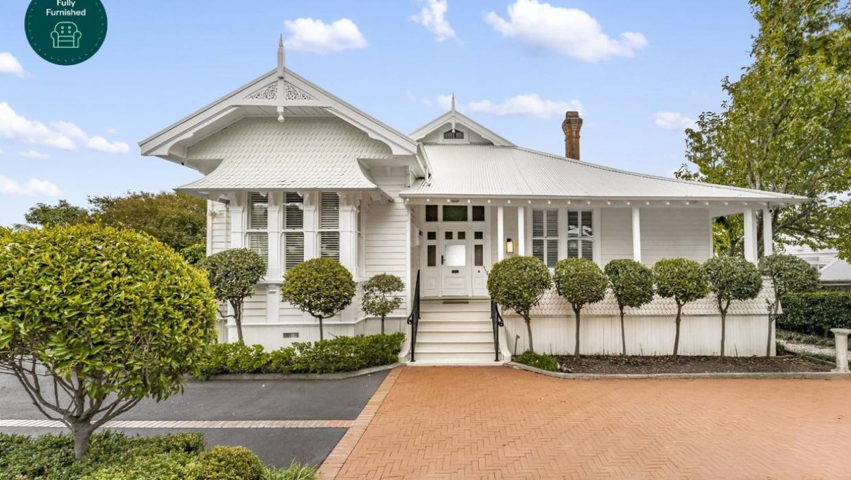 This Auckland villa at 65 Marine Parade, Herne Bay sold for $15m in April. Photo: homes.co.nz