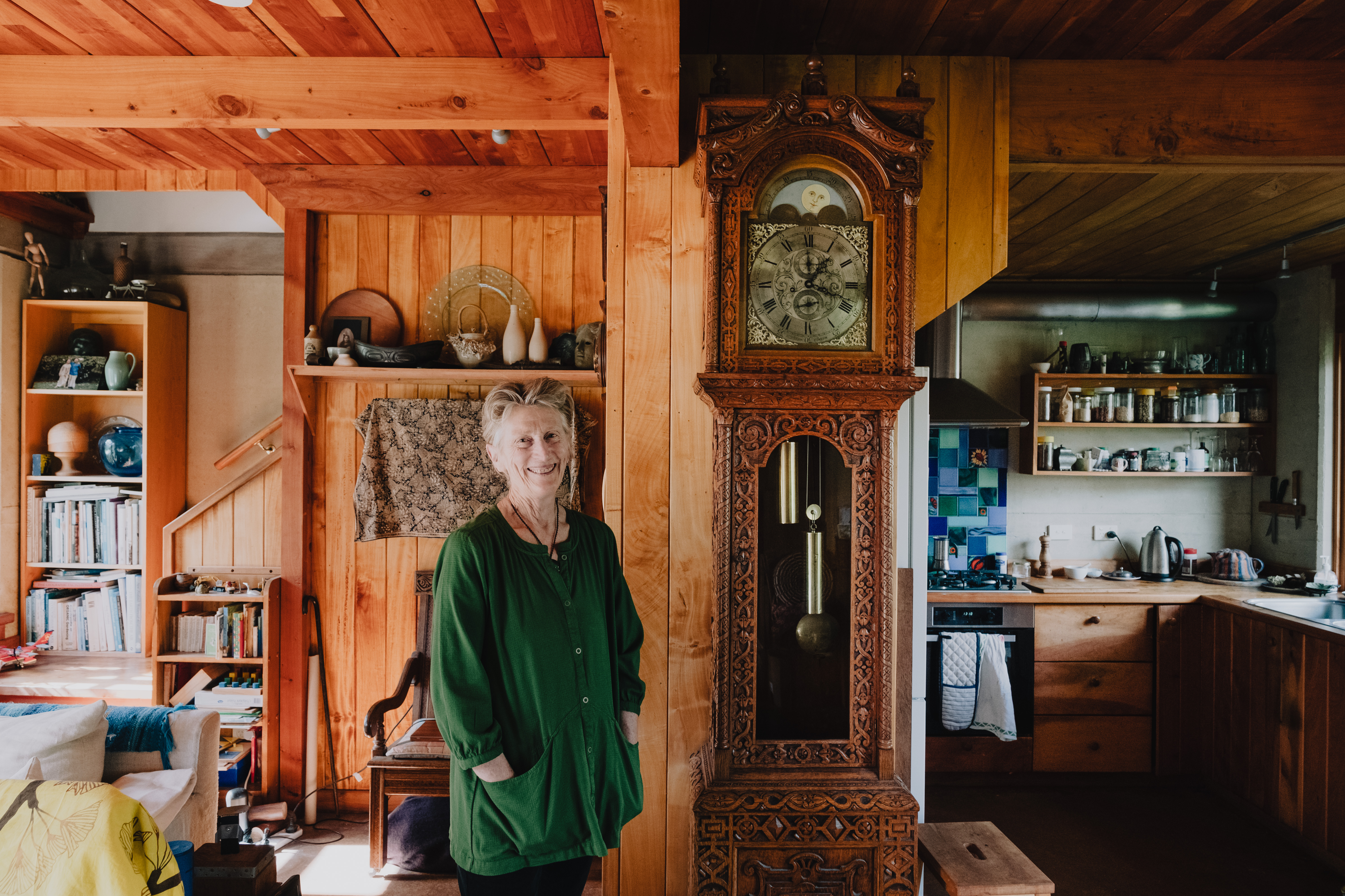 Robin in her kitchen