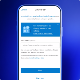 AI description tool step 1 image