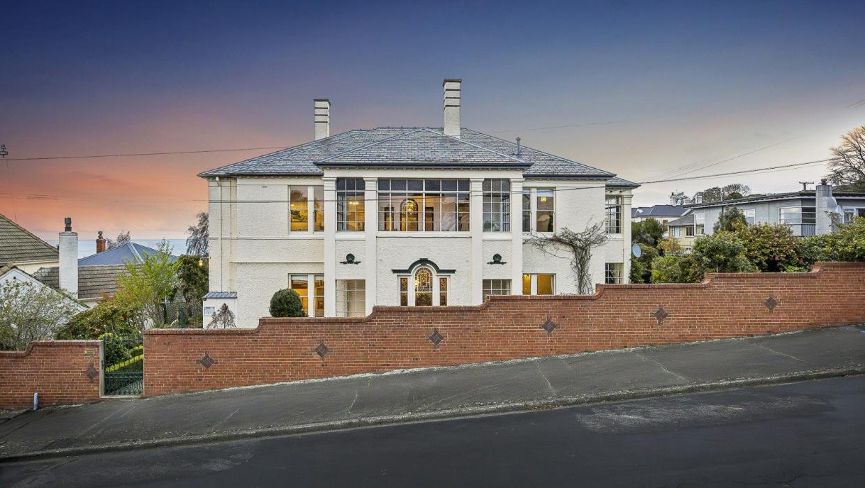 Chisholm House in Roslyn, Dunedin is on the market. Photo: BAYLEYS/TRADE ME